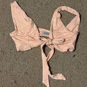 Oh Polly Blush Pink Crop Top